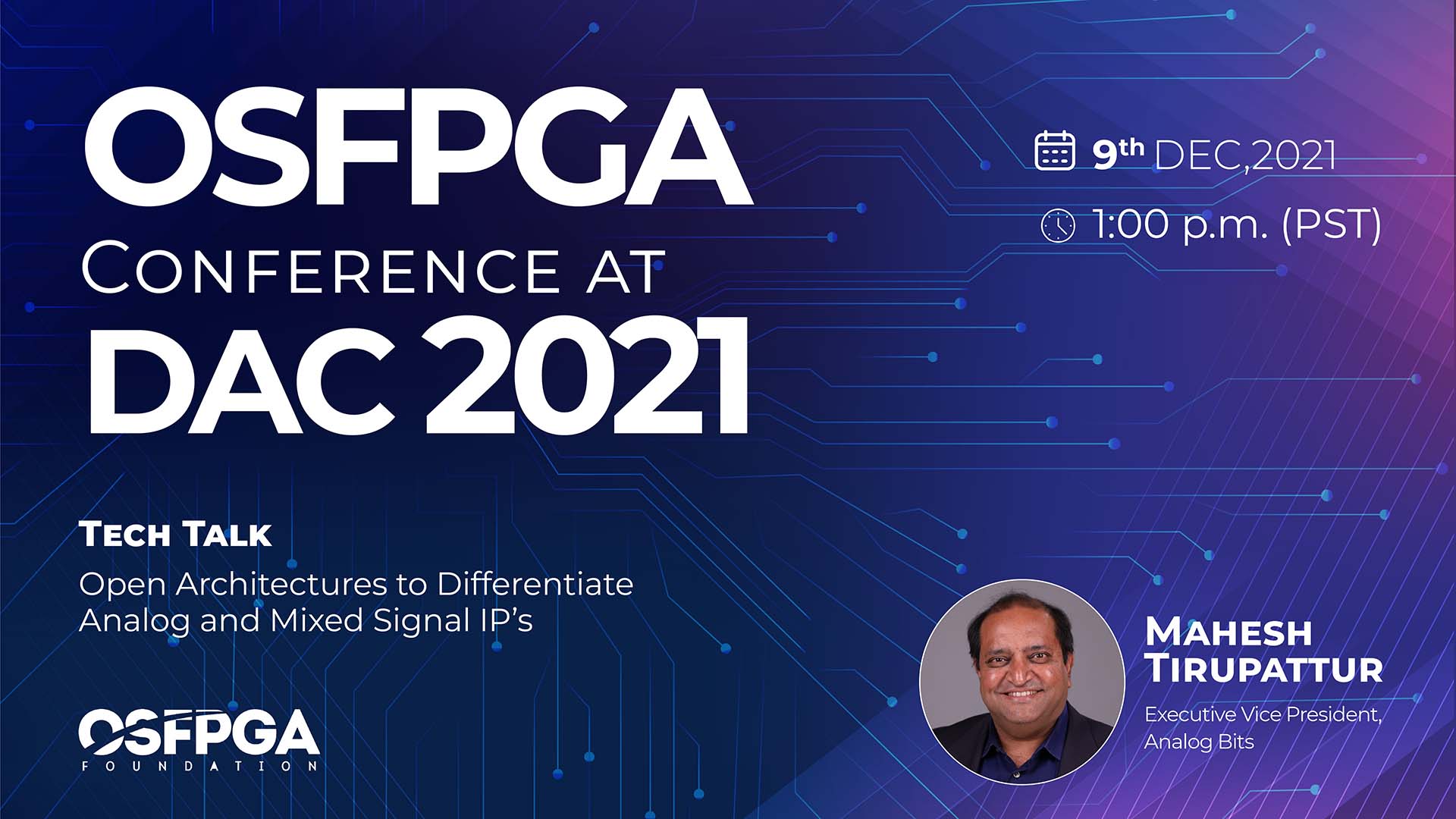OSFPGA DAC Tech Talk Mahesh